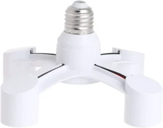 Light Bulbs Socket Splitter, Converter, Adapter and Lamp Holder. 4 in 1 Versatile Brand New Products