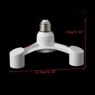 Light Bulbs Socket Splitter, Converter, Adapter and Lamp Holder. 3 in 1 Versatile Brand New Products