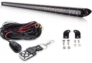 Very Long LED Light Bars Single Row Slim Design Remote Control Wire Harness Kits and More. Brand NEW