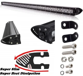 Very Long LED Light Bars: 50inch Ultra Slim Design Single Row 144W 1275mm 9~60V. Brand New Products.