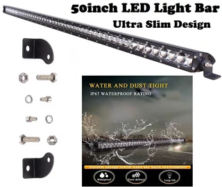 Very Long LED Light Bars: 50inch Ultra Slim Design Single Row 144W 1275mm 9~60V. Brand New Products.