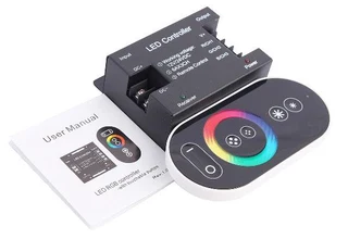 Touch Remote Wireless RGB LED Controller Latest Advanced Version for 12V and 24V. Brand New Products