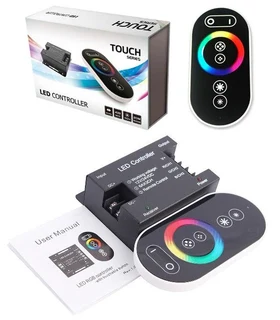 Touch Remote Wireless RGB LED Controller Latest Advanced Version for 12V and 24V. Brand New Products