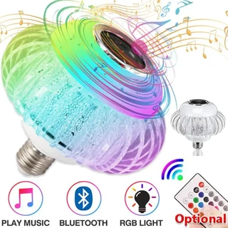 Wireless Music Bluetooth LED Crystal Bulb Lamp RGB Colour Stereo Audio Speaker. Brand New Products.
