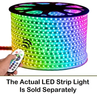 MultiColour RGB LED Controller Plus IR Remote for 220V LED Strip Light Wireless.15A. Brand New Items