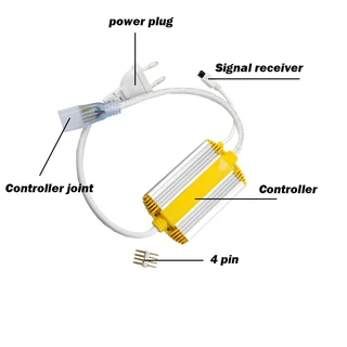 MultiColour RGB LED Controller PLUS Remote for 220V LED Strip/Neon Flex Light. Brand New Products.