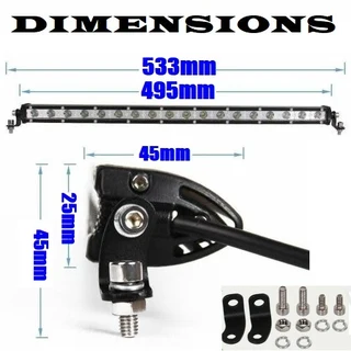 LED Light Bar 490mm Ultra Slim Design 9~60V DC 54W. Single Row Version. Brand New Products.