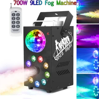 Professional Smoke Fog Machine with MultiColour RGB LEDs and Rotating Light Ball. Brand New Products