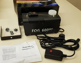 Professional LED Smoke Fog Machine 600W Heavy Duty Compact High Capacity. Has RGB LEDs. Brand NEW.