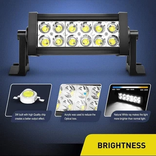Special Offer on 36W LED 3D Lens Vehicle Light Bar with Spot Beam 10V~32V DC. Brand New Products.