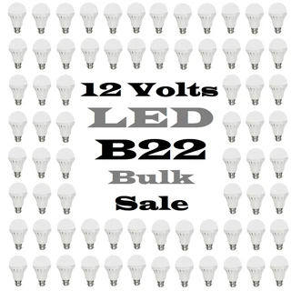 3W 12V E27 and B22 BULK SALE: 100x LED Light Bulbs. These 12V Bulbs Are Ideal For Load Shedding. NEW