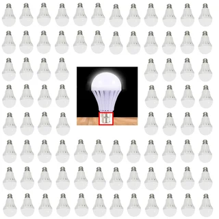 7W 12V E27 and B22 BULK SALE: 100x LED Light Bulbs. These 12V Bulbs Are Ideal For Load Shedding. NEW