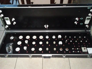 Big Aluminium Trolley Case For Testing / Displays / Demos of Light Bulbs/Tubes. Pre-Owned Product.