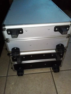 Big Aluminium Trolley Case For Testing / Displays / Demos of Light Bulbs/Tubes. Pre-Owned Product.