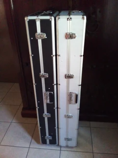 Big Aluminium Trolley Case For Testing / Displays / Demos of Light Bulbs/Tubes. Pre-Owned Product.