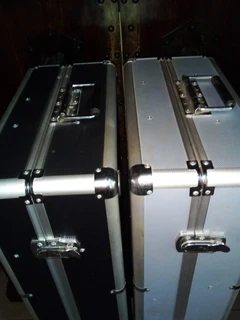 Big Aluminium Trolley Case For Testing / Displays / Demos of Light Bulbs/Tubes. Pre-Owned Product.