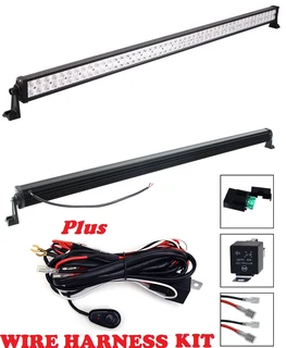 LED Light Bars: 300W 10~32V Hi-Power LED Auto Light Bar Plus Wire Harness Kit. Brand New Products.