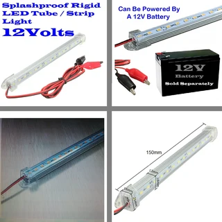 12V LED Rigid Aluminium 180mm Strip Lights. Ideal For Use As Loadshedding Lamps. Brand New Products.