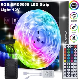 LED Strip Lights. 5metre RGB Rolls with Power Adapter, Control Box and Remote Control Kit. Brand NEW