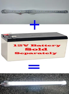 12V LED Rigid 500mm Strip Lights With On/Off Switch. Ideal For Use As Loadshedding Lamps. Brand New.