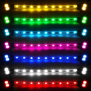 LED Strip Lights 12Volts Non-Waterproof SMD5050 in 5-metre Rolls. Assorted Colours. Brand New Items.