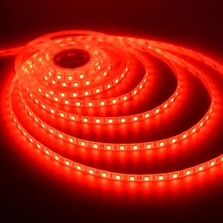 Red LED Strip Lights 12Volts Waterproof Dustproof SMD3528 in 5-metre Rolls. Brand New Products.