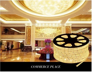 LED Strip Light / Rope Light 100metres Roll 220Volts in Warm White Light Colour. Brand New Products.