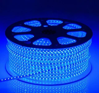 LED Strip Light / Rope Light 100metres Roll 220Volts in Bright Blue Light Colour. Brand New Products