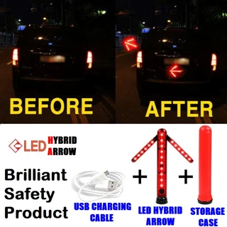 Emergency Warning Traffic Wand Flash Strobe Light, Magnetic, Unfolding Rotating Blades. Brand NEW.