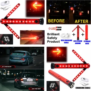 Emergency Warning Traffic Wand Flash Strobe Light, Magnetic, Unfolding Rotating Blades. Brand NEW.