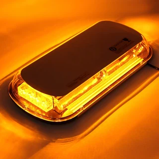 Amber / Orange / Yellow COB LED Car Roof Top Strobe Flash Light. Magnetic Mount. Brand New Products.