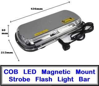 Green COB LED Vehicle Roof Top Strobe Flash Emergency Light. Magnetic Mount. Brand New Products.