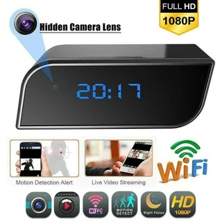 WiFi Spy Camera Clock HD Video Recorder, Night Vision, Motion Sensor Plus More. Brand New Products.
