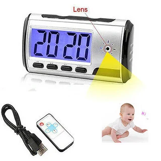 Spy Camera Clock, Remote Controlled Multi-Function DVR. Motion Sensor and More. Brand New Products.