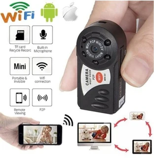 WiFi Mini Hidden Spy Camera, Portable NVR WiFi Q7 P2P Miniature Spy DVR Camera. Brand New Products.