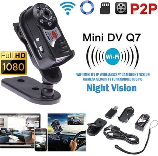 WiFi Mini Hidden Spy Camera, Portable NVR WiFi Q7 P2P Miniature Spy DVR Camera. Brand New Products.