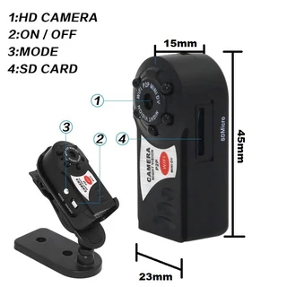 WiFi Mini Hidden Spy Camera, Portable NVR WiFi Q7 P2P Miniature Spy DVR Camera. Brand New Products.