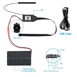 Wearable Mini WiFi Spy Camera HD Video Recorder with Motion Sensor Plus Much More. Brand New Product