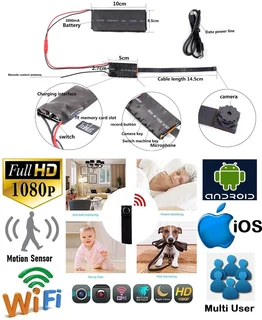 Wearable Mini WiFi Spy Camera HD Video Recorder with Motion Sensor Plus Much More. Brand New Product
