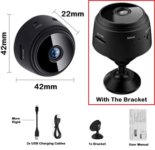 Miniature WiFi Spy Camera, Portable HD VCR DVR Camera with Night Vision, Motion Sensor and more. NEW
