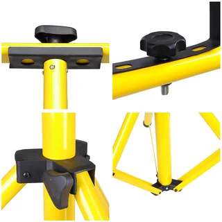 Tripod Stands: Yellow Weatherproof Compact and Durable. Ideal For Many Applications. Brand NEW.