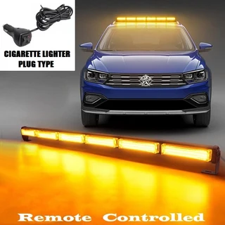 Amber Orange Yellow COB LED Strobe Vehicle Flash Light Bar Single Sided 900mm. Brand New Products.