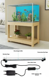 LED Submersible Tube Lamps for Aquariums, Fish Tanks, Fountains, Water Features. Brand New Products.