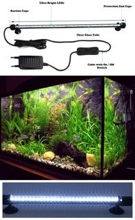 LED Submersible Tube Lamps for Aquariums, Fish Tanks, Fountains, Water Features. Brand New Products.