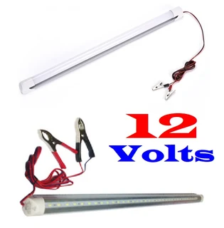 12V LED Tube Lights Complete With Alligator Clips, Leads -Ready To Use. Brand New Turn Key Products.