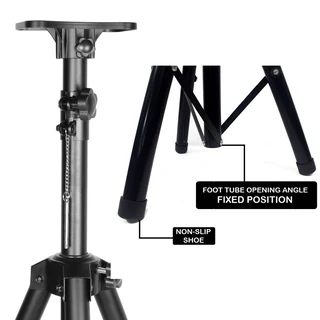 Heavy Duty TriPod Speaker Stands. Telescoping and Adjustable. In Black Colour. Brand New Products.