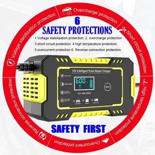 Fully Automatic Battery Chargers 12V 6A Smart Pulse Repair LCD Battery Chargers. Brand New Products.