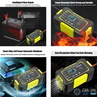 Fully Automatic Battery Chargers 12V 6A Smart Pulse Repair LCD Battery Chargers. Brand New Products.