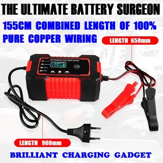 Automatic Battery Chargers 12V 6A Smart Pulse Repair LCD Battery Chargers for Automobiles. Brand NEW