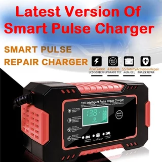 Automatic Battery Chargers 12V 6A Smart Pulse Repair LCD Battery Chargers for Automobiles. Brand NEW